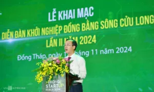 Khai mạc diễn đàn khởi nghiệp đồng bằng sông Cửu Long